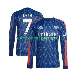 Arsenal drakt Bukayo Saka 7 Bortetrøye Lang erm 2025-2026 , Herre