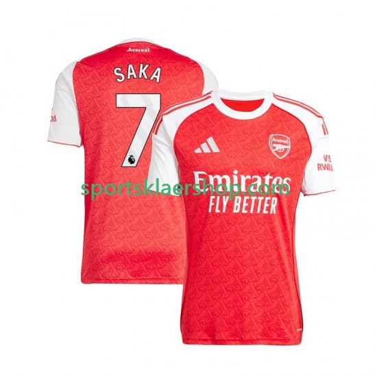 Arsenal drakt Bukayo Saka 7 Hjemmetrøye Kort erm 2025-2026 , Herre