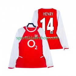 Arsenal drakt Henry 14 2002 2003 Retro Hjemmetrøye Lang erm , Herre