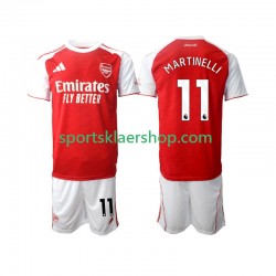 Arsenal drakt Martin Zubimendi 11 Hjemmetrøye Kort erm 2025-2026 , Barnesett