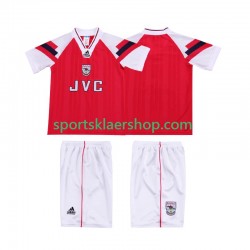 Arsenal drakt 1992 Retro Hjemmetrøye Kort erm 1994 , Barnesett
