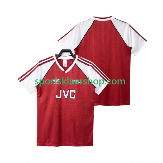 Arsenal drakt 1988 Retro Hjemmetrøye Kort erm 1990 , Herre