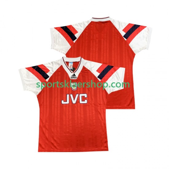 Arsenal drakt 1992 Retro Hjemmetrøye Kort erm 1994 , Herre