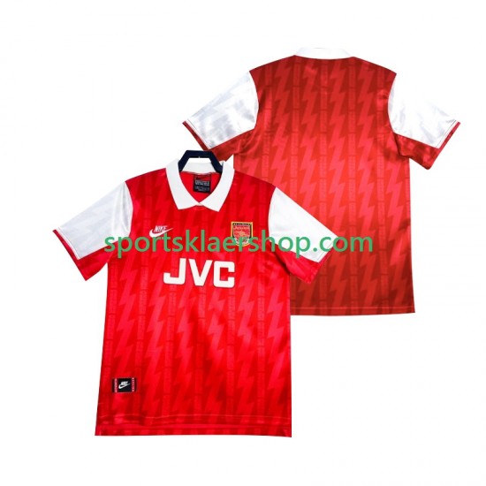 Arsenal drakt 1993 Retro Hjemmetrøye Kort erm 1994 , Herre