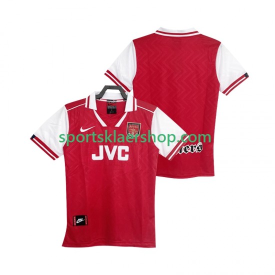 Arsenal drakt 1996 1997 Retro Hjemmetrøye Kort erm , Herre