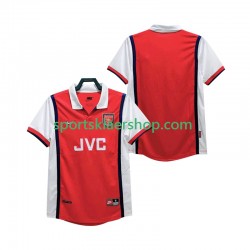 Arsenal drakt 1998 Retro Hjemmetrøye Kort erm 1999 , Herre