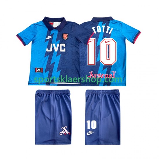 Arsenal drakt TOTTI 10 1995 1996 Retro Bortetrøye Kort erm , Barnesett