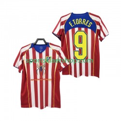 Atlético Madrid drakt F TORRES 9 2005 Retro Hjemmetrøye Kort erm 2004 , Herre