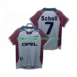 FC Bayern München drakt Scholl 7 1998 Retro Tredjetrøye Kort erm 1999 , Herre