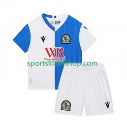 drakt Blackburn Rovers Hjemmetrøye Kort erm 2025-2026 , Barnesett