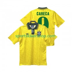 Brasil drakt CARECA 9 1991 1993 Retro Hjemmetrøye Kort erm , Herre