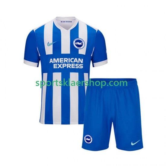 Brighton Hove Albion drakt Hjemmetrøye Kort erm 2025-2026 , Barnesett