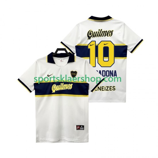 CA Boca Juniors drakt MARADONA 10 1997 1998 Retro Bortetrøye Kort erm , Herre