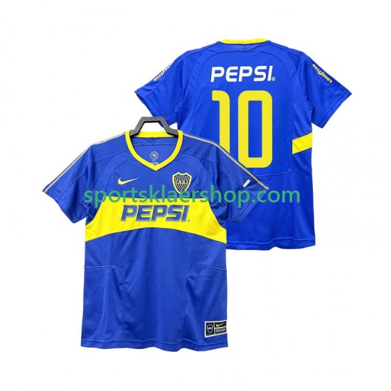 CA Boca Juniors drakt PEPSI 10 2003 Retro Hjemmetrøye Kort erm 2004 , Herre