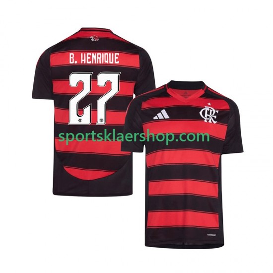 CR Flamengo drakt Bruno Henrique 27 Hjemmetrøye Kort erm 2025-2026 , Herre