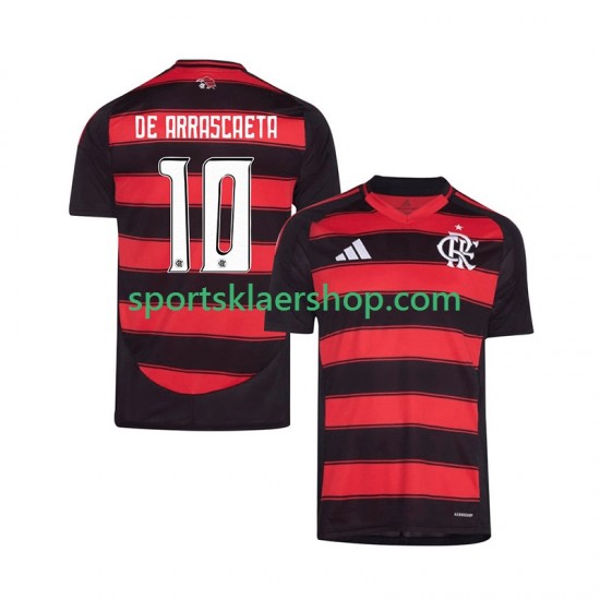 CR Flamengo drakt Giorgian de Arrascaeta 10 Hjemmetrøye Kort erm 2025-2026 , Herre