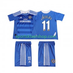 Chelsea drakt DROGBA 11 2012 Retro Hjemmetrøye Kort erm 2011 , Barnesett