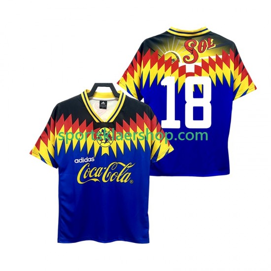 Club América drakt 18 1995 Retro Bortetrøye Kort erm , Herre