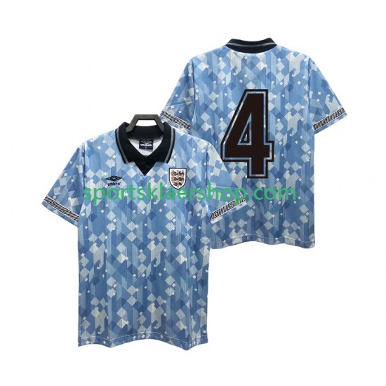 England drakt 4 Retro Tredjetrøye Kort erm 1990 , Herre