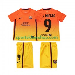 FC Barcelona drakt A INIESTA 9 2012 2013 Retro Bortetrøye Kort erm , Barnesett