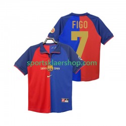 FC Barcelona drakt FIGO 7 2000 Retro Hjemmetrøye Kort erm 1990 , Herre FC Barcelona drakt FIGO 7 2000 Retro Hjemmetrøye Kort erm 1990 , Herre
