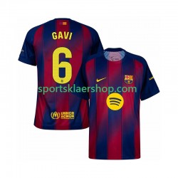 FC Barcelona drakt Gavi 6 Hjemmetrøye Kort erm 2025-2026 , Herre FC Barcelona drakt Gavi 6 Hjemmetrøye Kort erm 2025-2026 , Herre