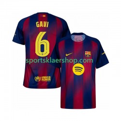 FC Barcelona drakt Gavi 6 Champions League Hjemmetrøye Kort erm 2025-2026 , Herre FC Barcelona drakt Gavi 6 Champions League Hjemmetrøye Kort erm 2025-2026 , Herre