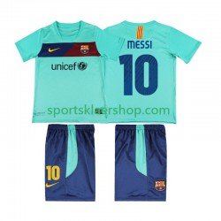 FC Barcelona drakt Lionel Messi 10 Retro Bortetrøye Kort erm 2010 2011 , Barnesett