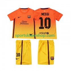 FC Barcelona drakt Lionel Messi 10 2012 2013 Retro Bortetrøye Kort erm , Barnesett