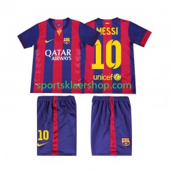 FC Barcelona drakt Lionel Messi 10 2014 2015 Retro Hjemmetrøye Kort erm , Barnesett