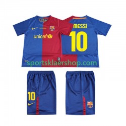 FC Barcelona drakt Lionel Messi 10 Champions League 2009 Retro Hjemmetrøye Kort erm 2008 , Barnesett