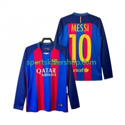 FC Barcelona drakt Lionel Messi 10 2016 2017 Retro Hjemmetrøye Lang erm , Herre