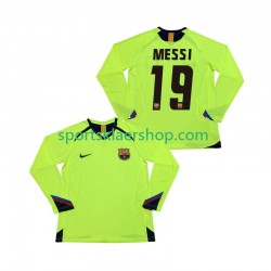 FC Barcelona drakt Lionel Messi 19 2005 Retro Bortetrøye Lang erm 2006 , Herre