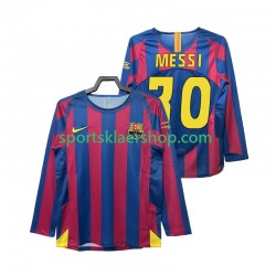 FC Barcelona drakt Lionel Messi 30 Champions League 2005 Retro Hjemmetrøye Lang erm 2006 , Herre