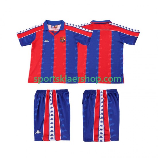 FC Barcelona drakt 1992 1995 Retro Hjemmetrøye Kort erm , Barnesett