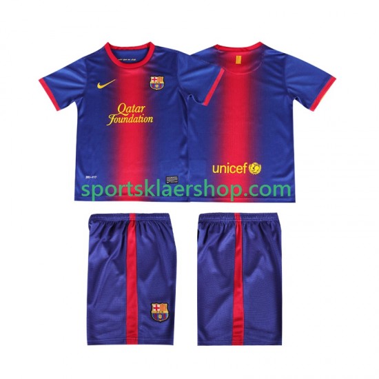 FC Barcelona drakt 2012 2013 Retro Hjemmetrøye Kort erm , Barnesett