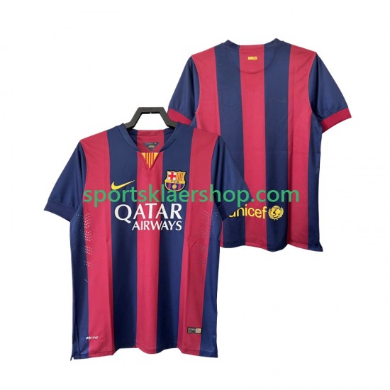 FC Barcelona drakt 2014 2015 Retro Hjemmetrøye Kort erm , Herre