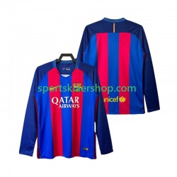 FC Barcelona drakt 2016 2017 Retro Hjemmetrøye Lang erm , Herre