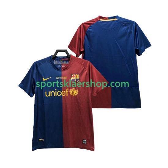 FC Barcelona drakt Champions League 2009 Retro Hjemmetrøye Kort erm 2008 , Herre