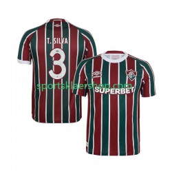 Fluminense drakt Thiago Silva 3 Hjemmetrøye Kort erm 2025-2026 , Herre