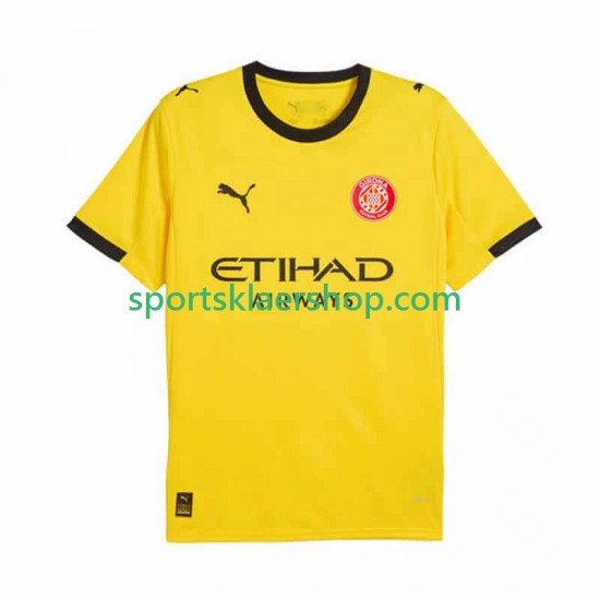 drakt Girona Bortetrøye Kort erm 2025-2026 , Herre