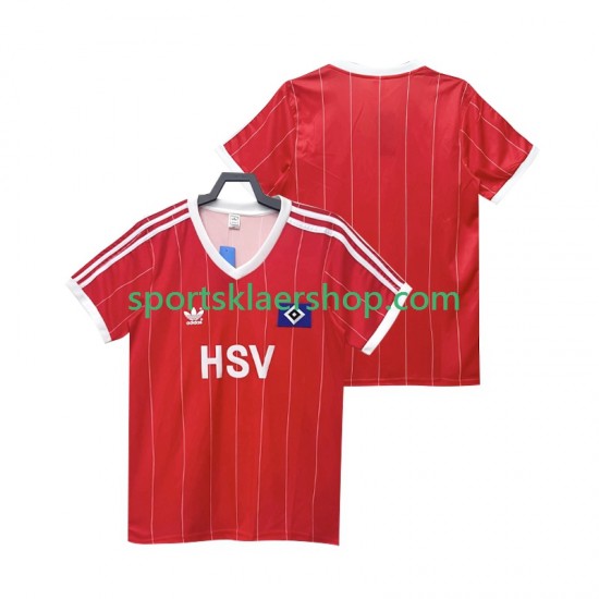Hamburger SV drakt 1983 1984 Retro Bortetrøye Kort erm , Herre