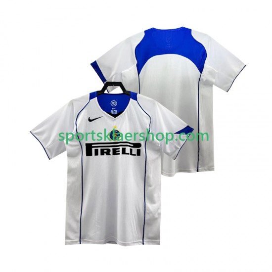 Inter Milan drakt 2005 Retro Bortetrøye Kort erm 2004 , Herre