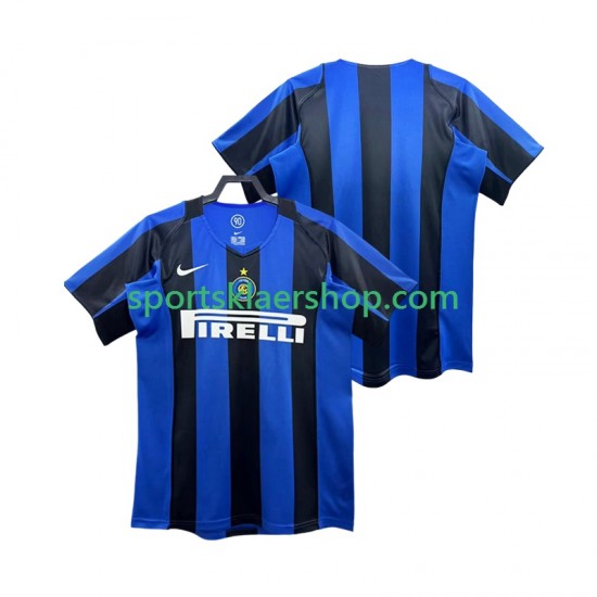 Inter Milan drakt 2005 Retro Hjemmetrøye Kort erm 2004 , Herre
