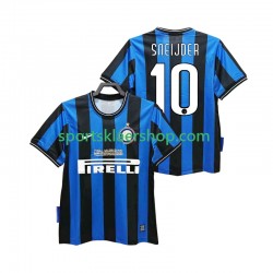 Inter Milan drakt SNEIJDER 10 2009 Retro Hjemmetrøye Kort erm 2010 , Herre