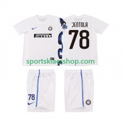 Inter Milan drakt VENTOLA 78 Retro Bortetrøye Kort erm 2010 2011 , Barnesett
