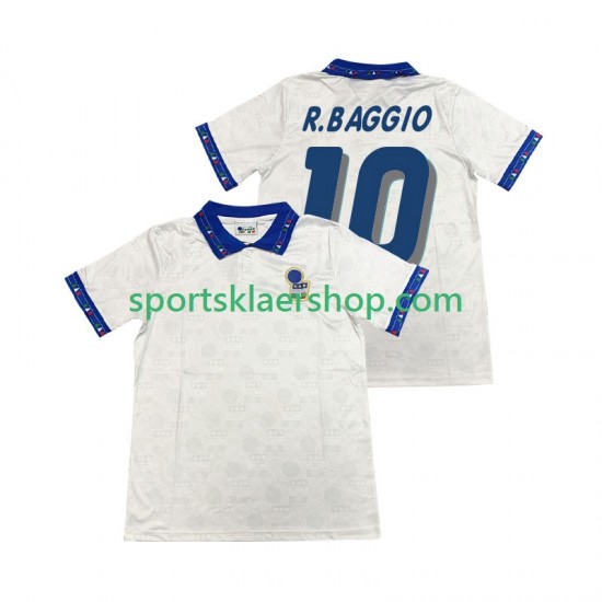 Italia drakt Roberto Baggio 10 Retro Bortetrøye Kort erm 1994 , Herre