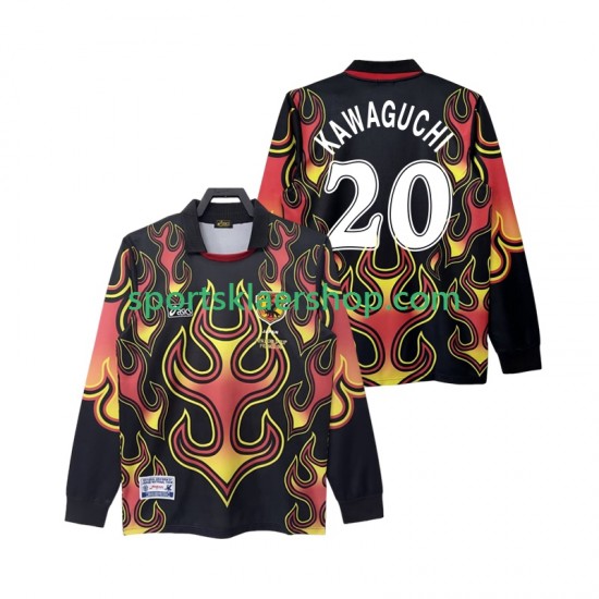 Japan drakt KAWAGUGHI 20 1998 Keeper Retro Hjemmetrøye Lang erm , Herre
