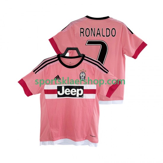 Juventus drakt Cristiano Ronaldo 7 2016 2017 Retro Bortetrøye Kort erm , Herre