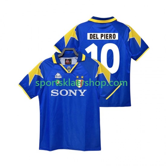 Juventus drakt DEL PIERO 10 1995 1996 Retro Bortetrøye Kort erm , Herre